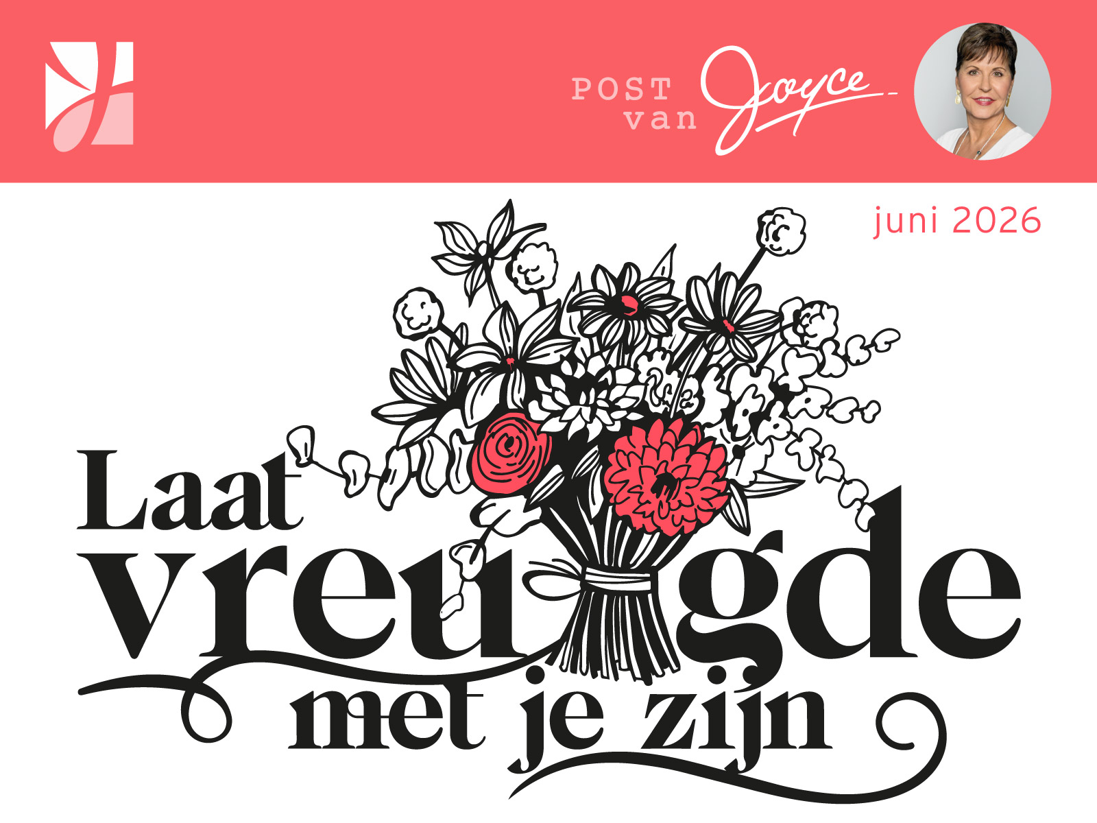 Header Nieuwbrief Joyce Meyer Juni 2026