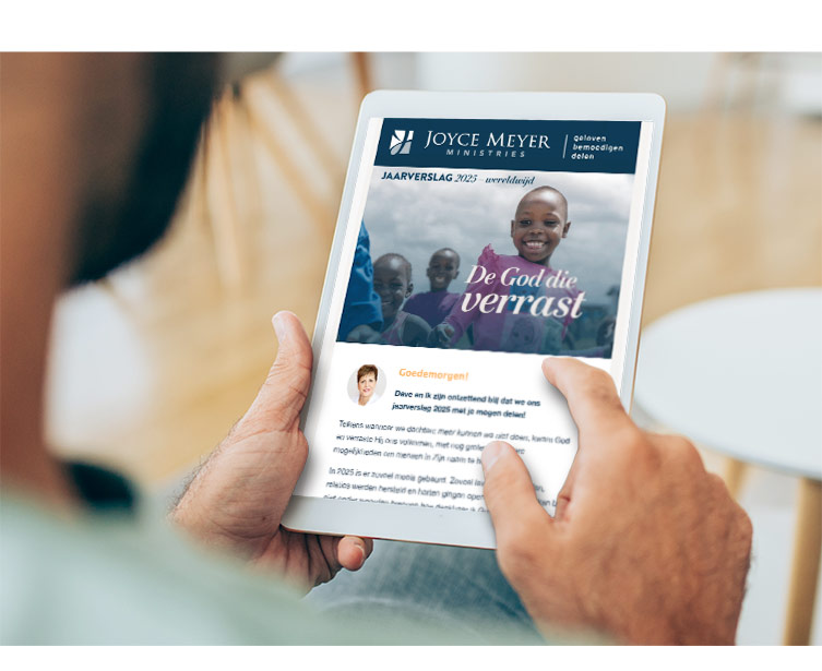 Jaarsverlag 2026 Joyce Meyer Hand of Hope